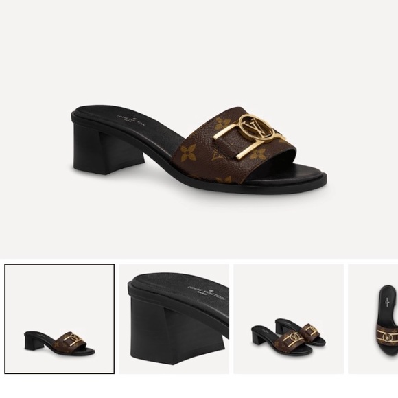 Louis Vuitton sandals slides heels - Picture 5 of 9